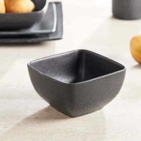Better Homes & Gardens Dark Gray Square-Shaped Stoneware Cereal Bowl