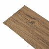 Self-adhesive PVC Flooring Planks 54 ft¬≤ 0.08" Walnut Brown